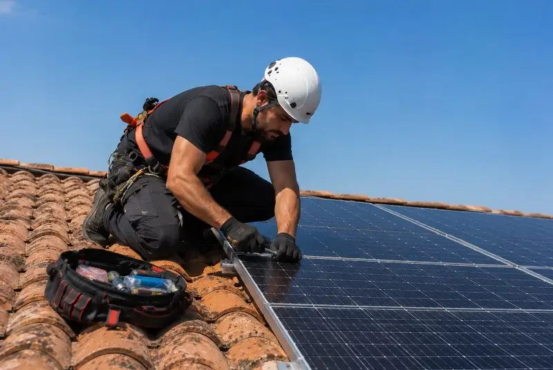 Maintenance et monitoring de panneaux solaires à Épannes
