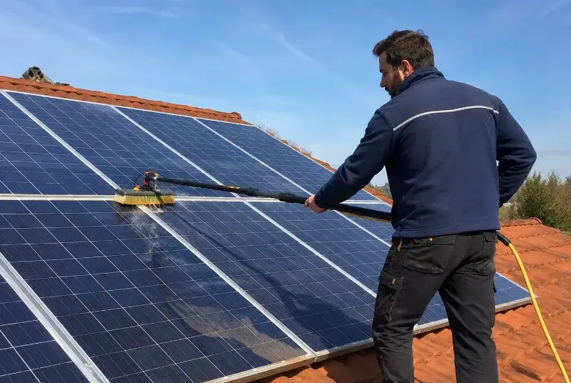 Nettoyage et entretien de panneaux solaires à Épannes